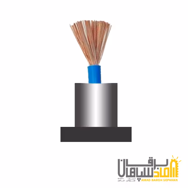 سیم افشان مسی 1 در 1.5 هدایت الکتریک (یک حلقه(100 متر))