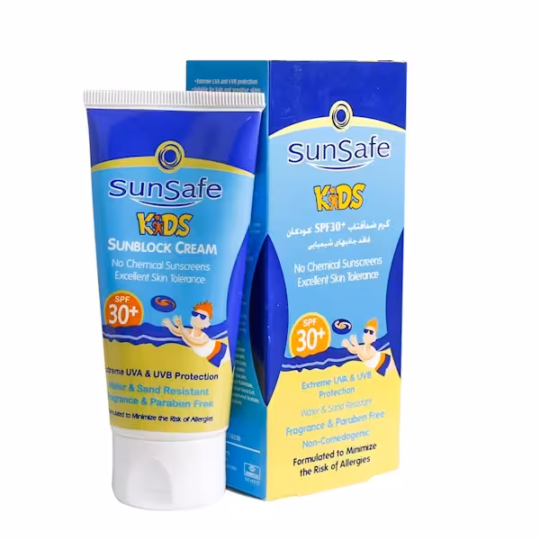 کرم ضد آفتاب کودکان سان سیف spf30