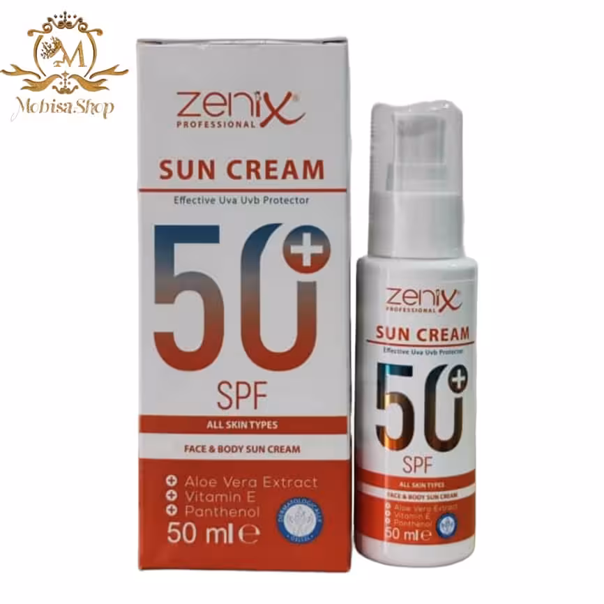 کرم ضد آفتاب زنکس 50 spf 50 میلی لیتر