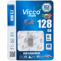 فلش 128 گیگ ویکومن ViccoMan VC374 USB 3.2