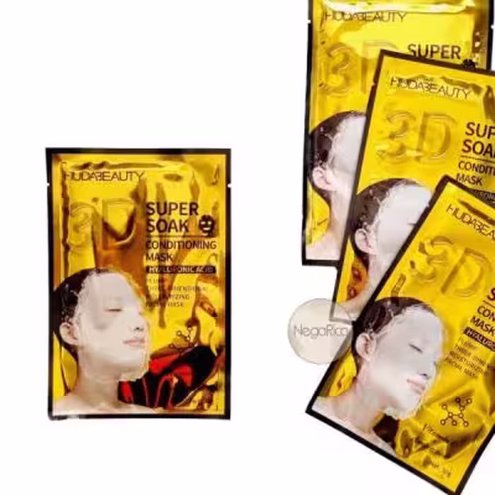 ماسک ورقه ای هیالورونیک اسید سوپر HudaBeauty