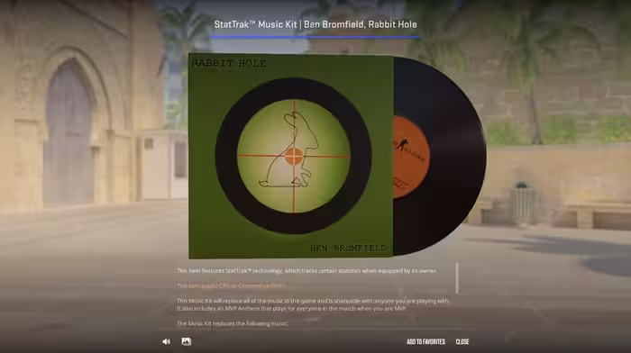 StatTrak™ Music Kit | Ben Bromfield, Rabbit Hole