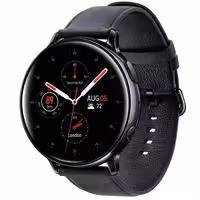 ساعت هوشمند سامسونگ مدل Galaxy Watch Active2 44mm با بند چرمی
