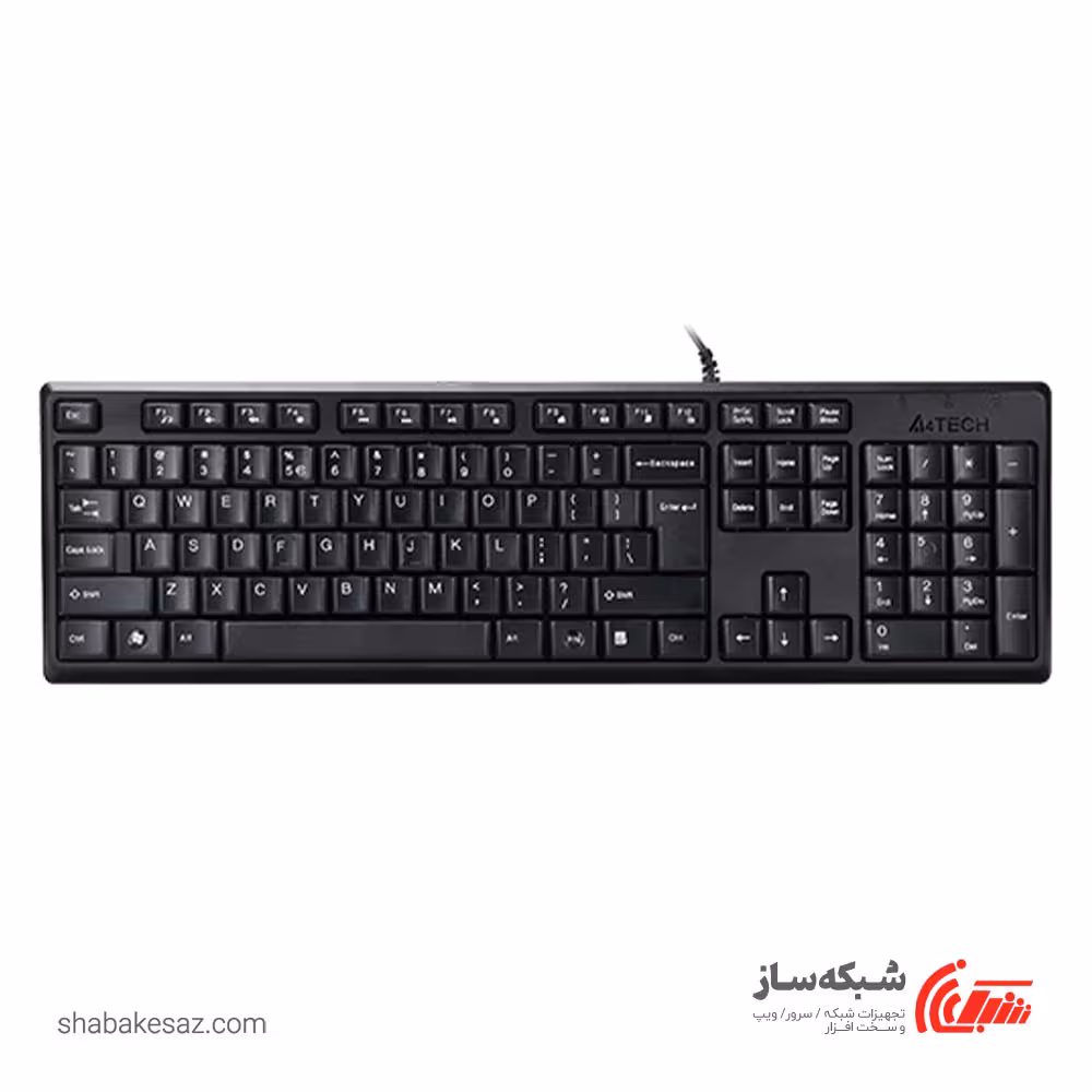 قیمت و خرید کیبورد ای فورتک A4tech KR-90 با سیم - شبکه ساز