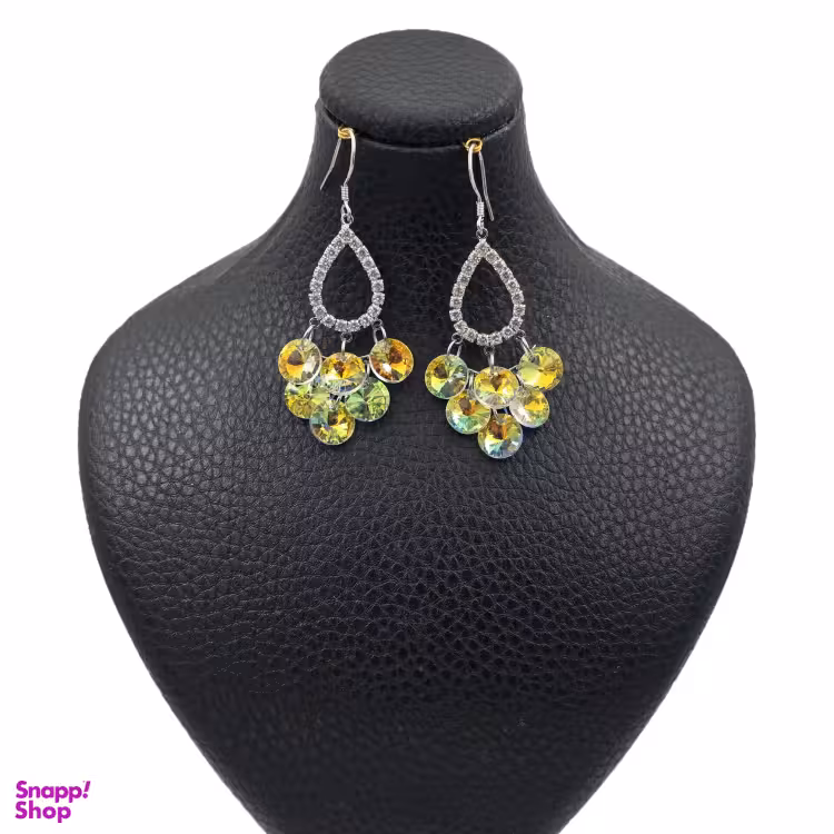 گوشواره زنانه طرح سواروسکی کد SWAR643