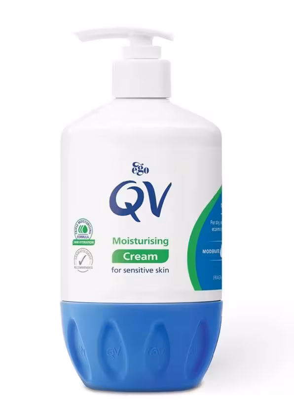 کرم مرطوب کننده پوست حساس کیووی 500 میلی لیتر