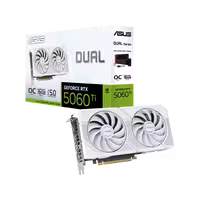 کارت گرافیک ایسوس ASUS DUAL RTX 5060 TI OC 16G WHITE
