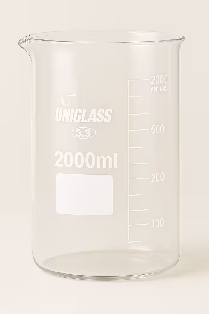 بشر شیشه ای 2000 سی سی - یونی گلس