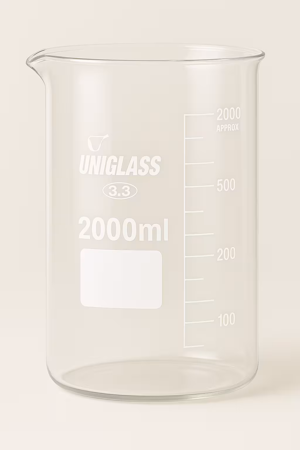 بشر شیشه ای 2000 سی سی - یونی گلس