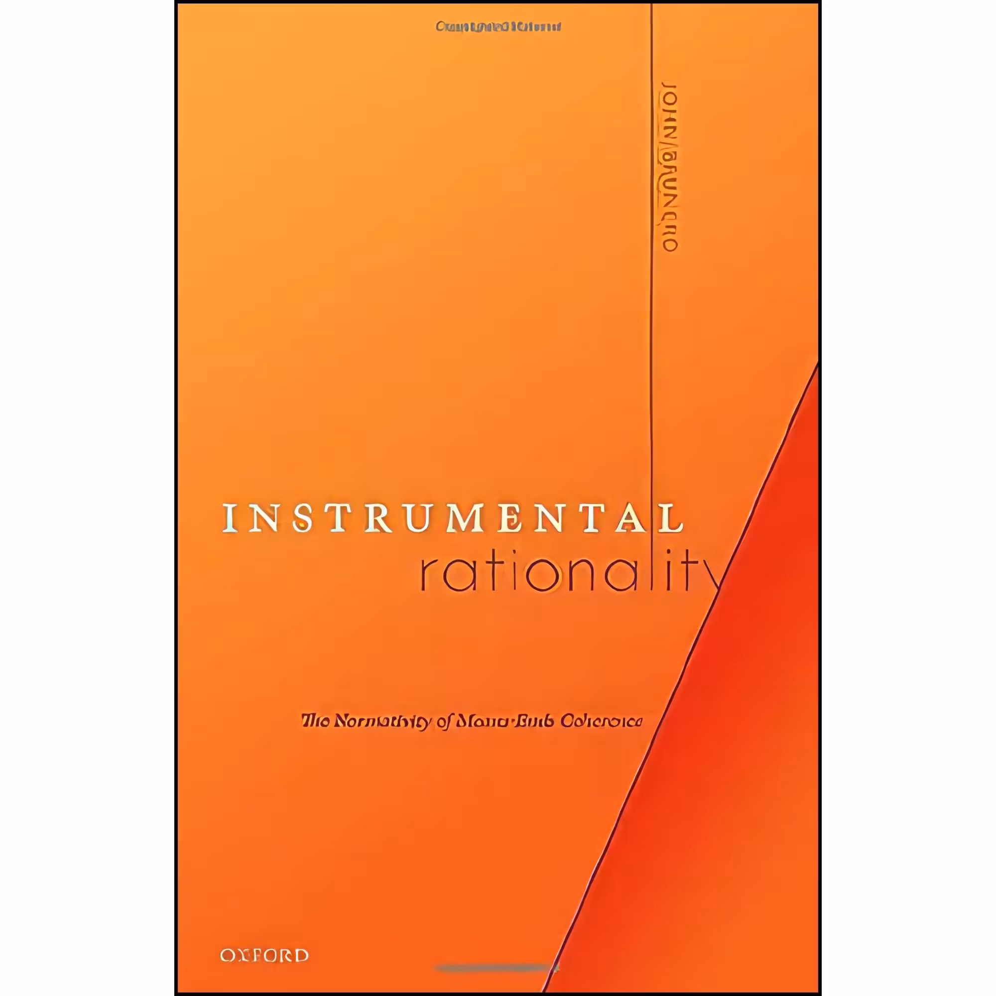 کتاب زبان اصلی Instrumental Rationality اثر John Brunero