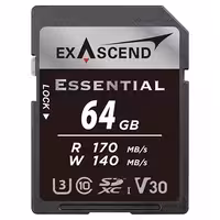 کارت حافظه SD اکساسند Exascend Essential UHS-I SDXC 64GB 170MB/S Memory Card V30