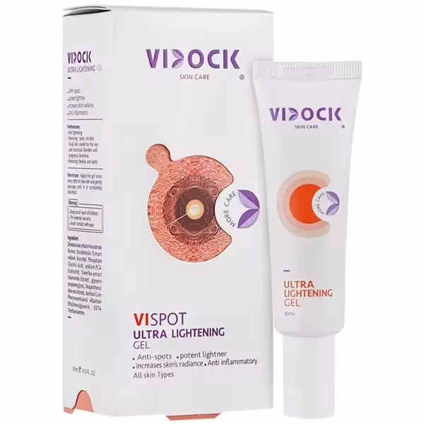 ژل روشن کننده قوی ویدوک حجم 30 میلی لیتر | Vidock Vispot Ultra Lightening Gel 30 ml