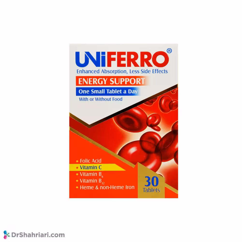 قرص یونی فرو ابیان دارو | 30 عدد