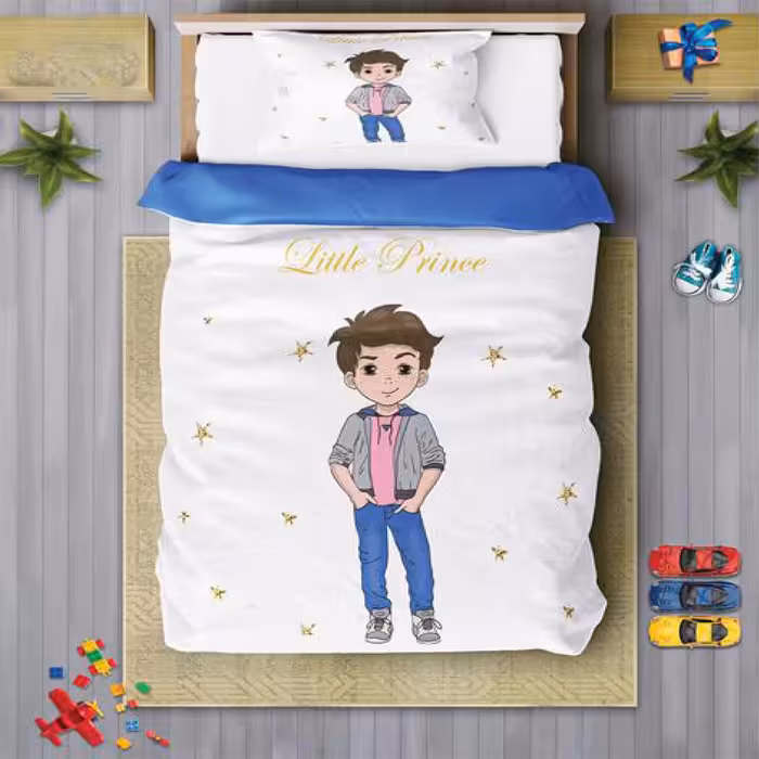 سرویس روتختی پسرانه چیداری مدل 7165 یک نفره چهار تکه