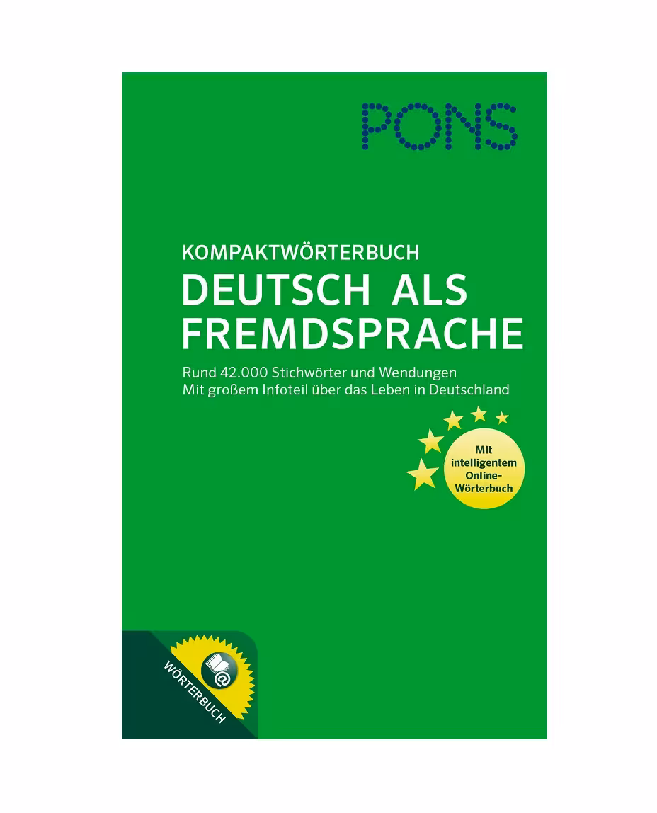 فرهنگ لغت آلمانی PONS Kompaktworterbuch Deutsch als Fremdsprache