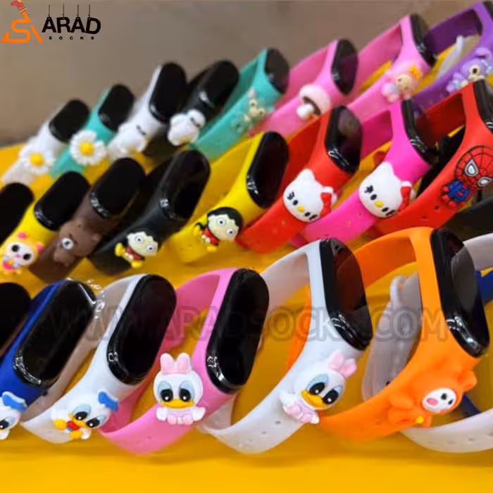 ساعت دیجیتالی بند سیلیکونی( لمسی)