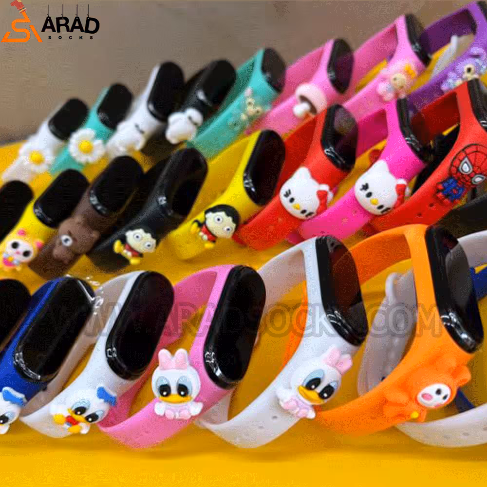 ساعت دیجیتالی بند سیلیکونی( لمسی)