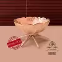RAFI رافی دکورز الیاژ نقره ای کاسه اجیل   300315-SILVER