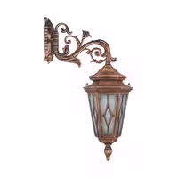 چراغ دیواری حیاطی و پارکی تکشیدفام مدل معبد ویسپر کد 7404-15