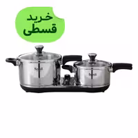 زودپز 6100 دوقلو 7 لیتری 4 لیتری 3 لایه استیل ضخیم سونیل SONIL با ضمانتنامه کتبی شرکتی