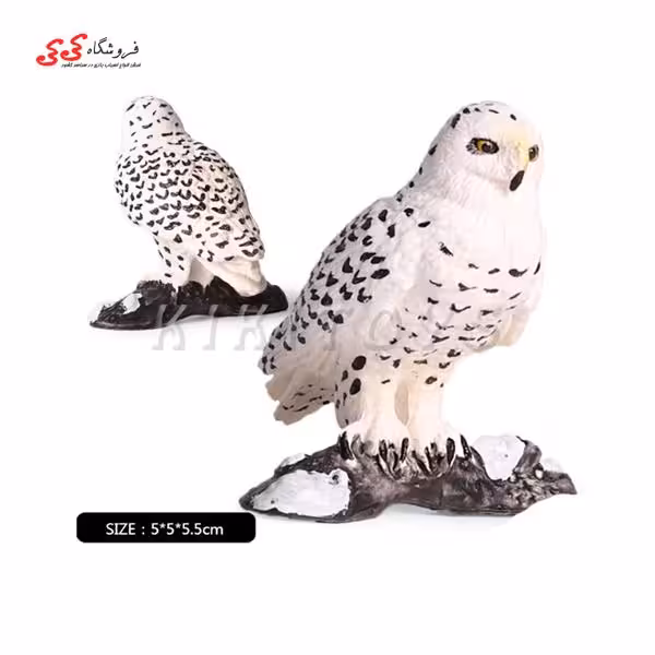 فیگور حیوانات جغد زمستانی خالدار