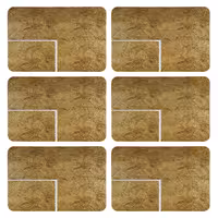 زیربشقابی طرح مدرن کد 8894 بسته 6 عددی | کالا مکس