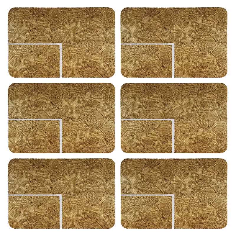 زیربشقابی طرح مدرن کد 8894 بسته 6 عددی | کالا مکس