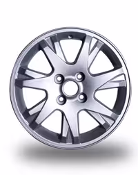 رینگ فابریک سایز 15×6 (100×4) نقره ای شاهین AS075 اروند