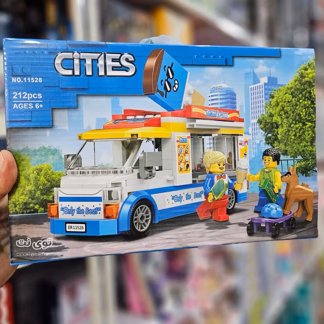 لگو سیتی کامیون بستنی 212 قطعه کد 11528