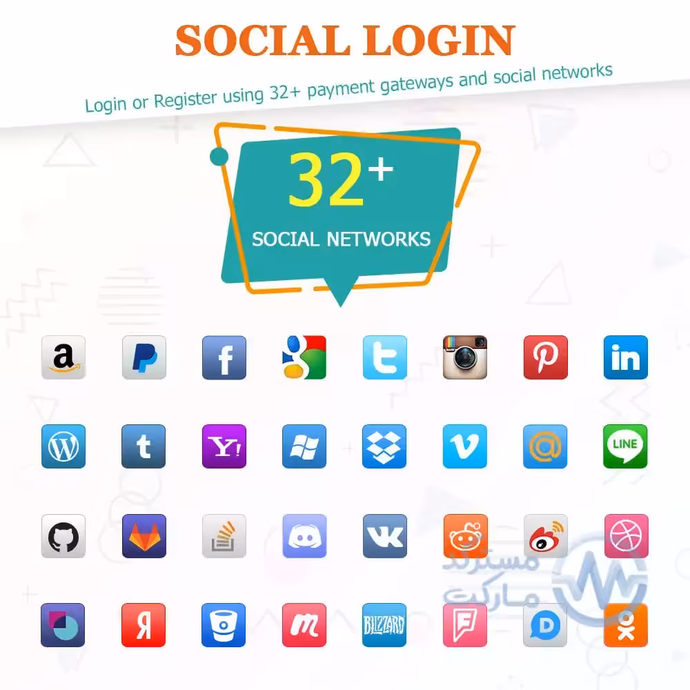 دانلود ماژول SOCIAL LOGIN ورود با شبکه اجتماعی برای پرستاشاپ