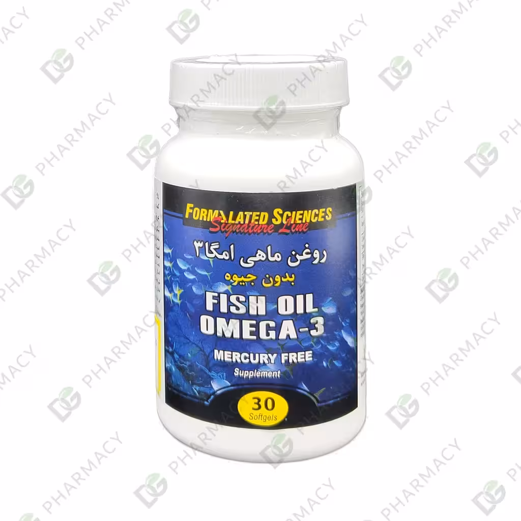 روغن ماهی امگا 3 بدون جیوه فرمولیتد ساینسز - 30 عددی دیجی فارماسی