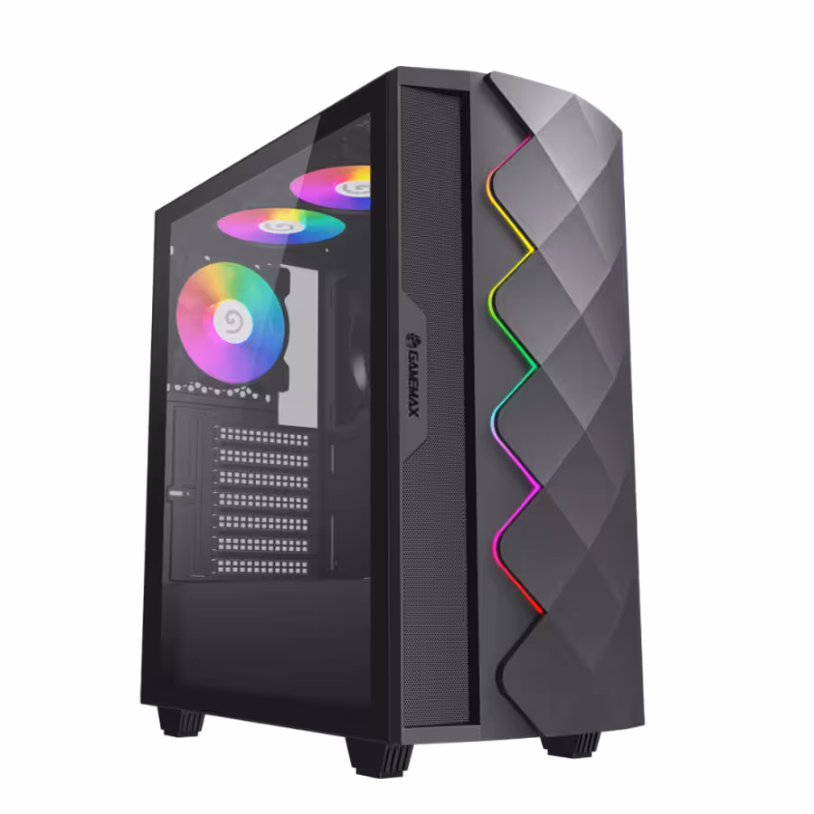 قیمت و خرید کیس کامپیوتر گیم مکس مدل  Diamond COC BlACK Mid Tower | یاس ارتباط