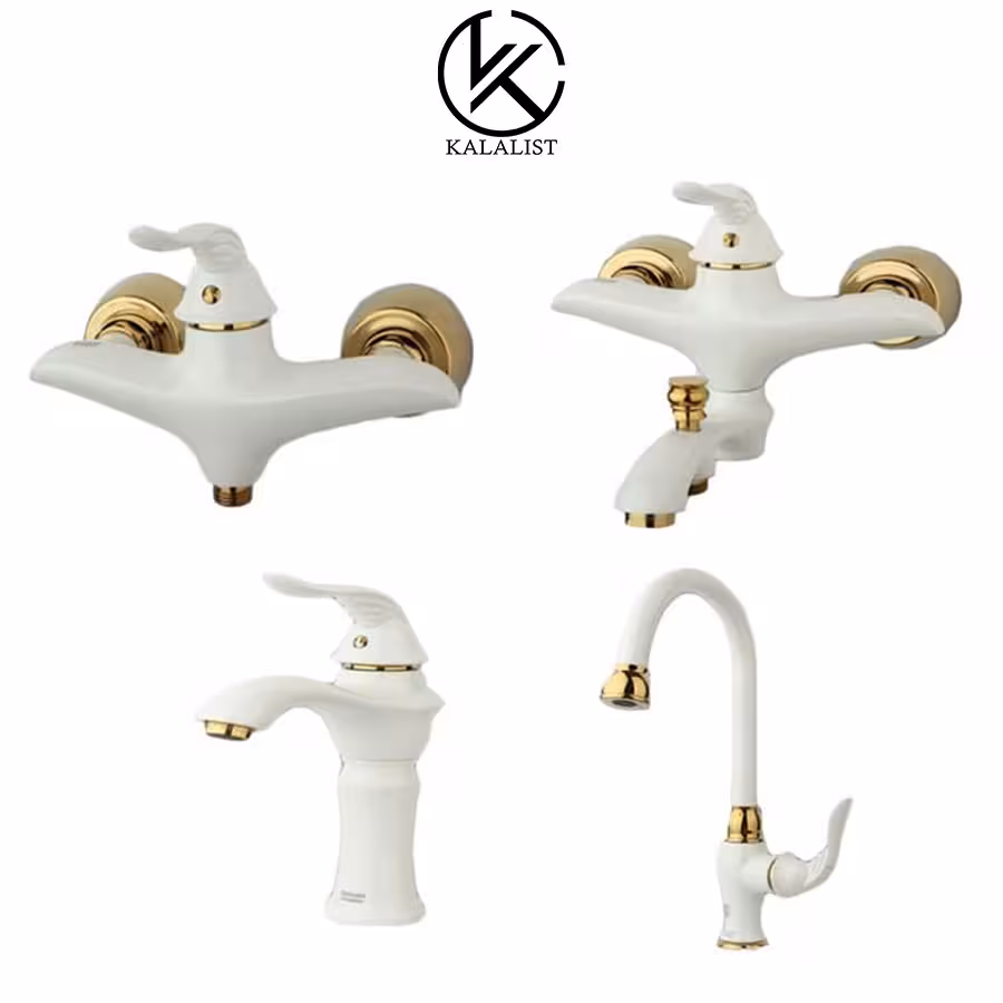 شیرآلات برند راسان مدل پریمو شیری طلایی