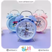 ساعت زنگ دار کرومی