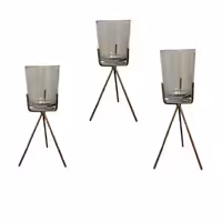 شمعدان  مدل سه پایه مجموعه 3 عددی
