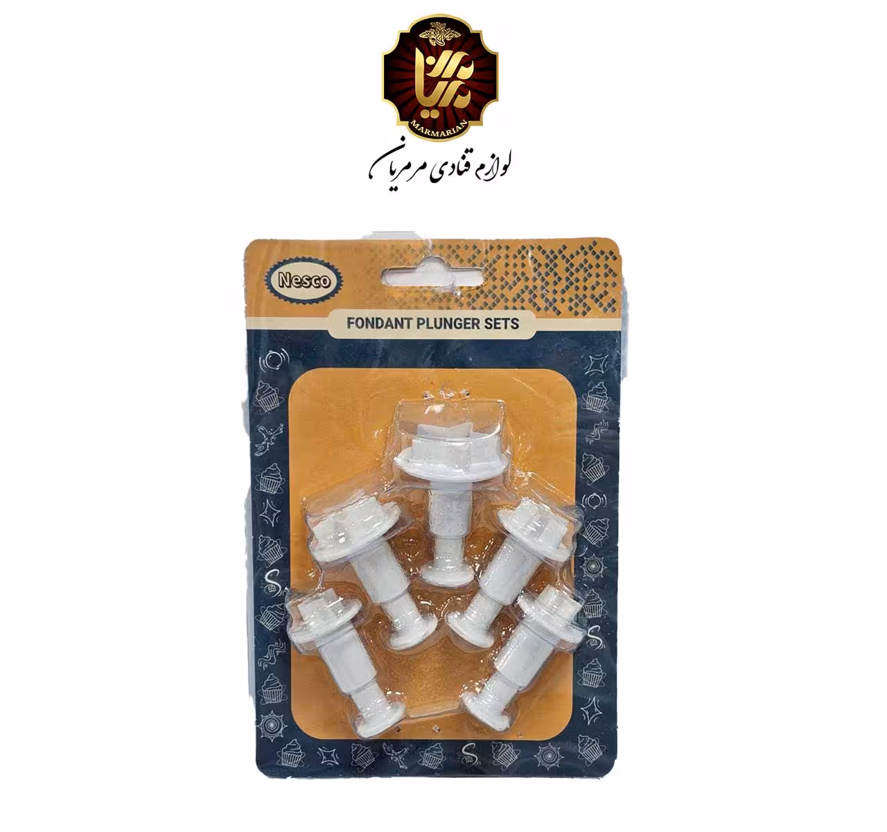 ست کاتر فشاری ستاره 5 عددی