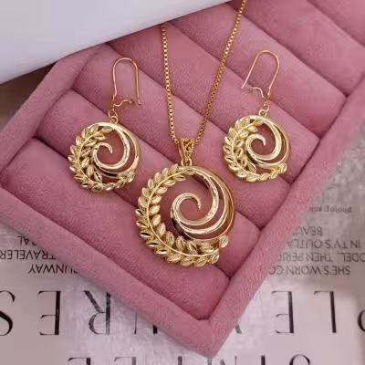 نیم ست طرح طلا.