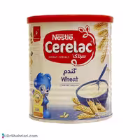 سرلاک گندم به همراه شیر نستله (مناسب کودکان از پایان 6 ماهگی) 400 گرم