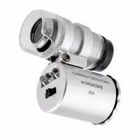 ذره بین میکروسکوپی 60x چراغدار