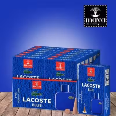 عود خوشبو کننده مخروطی مایا مدل بلو لاگوست ( لاگوست آبی ) Blue Lacoste