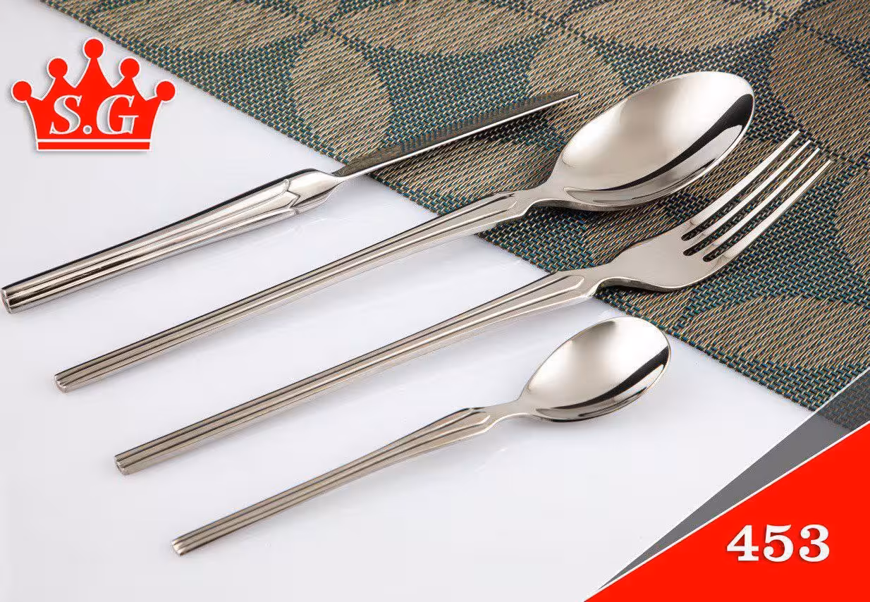 سرویس قاشق چنگال 30 نفره اس جی مدل 453m