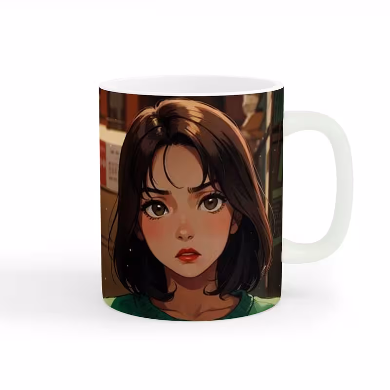 خرید ماگ-لیوان  دخترانه دختر جذاب کد wall-7923