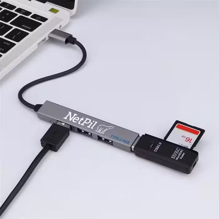 هاب 4 پورت USB-C نت پیل مدل T809A
