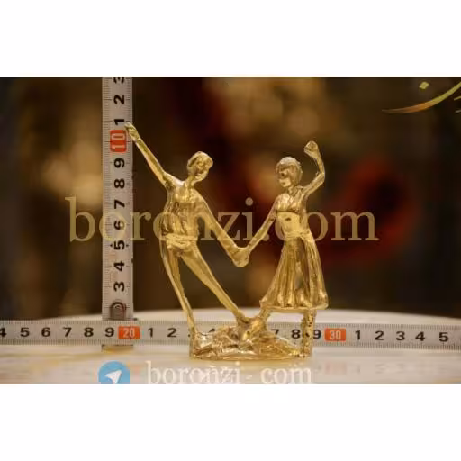 عروس داماد کلاسیک برنزی