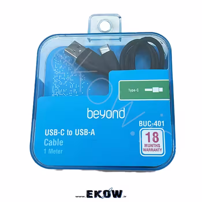 کابل تبدیل usb به type c بیاند مدل bum 401 طول 1 متر