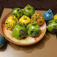 انار سفالی لعابدار کد 03