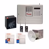 پک اقتصادی دزدگیر اماکن پایرونیکس سیم کارتی و خط ثابت مدل P-70 PYRONIX