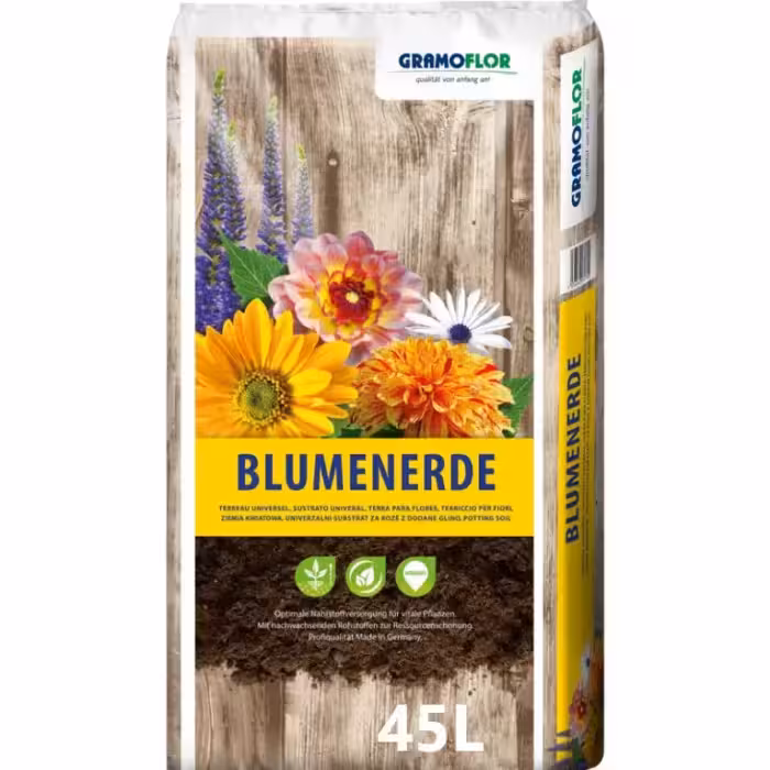 خاک پیت ماس گرامافلور Gramoflor چهل و پنج لیتری آلمان