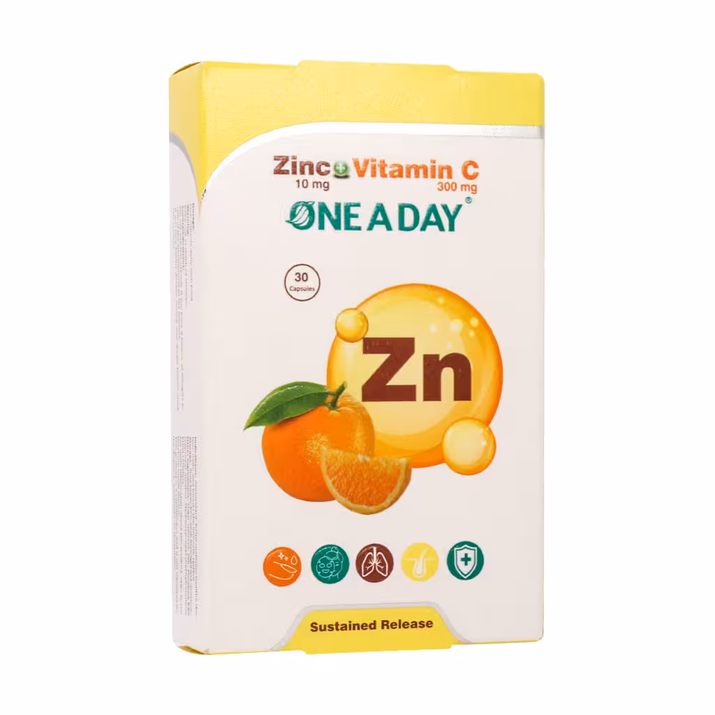 کپسول زینک و ویتامین سی وان ا دی