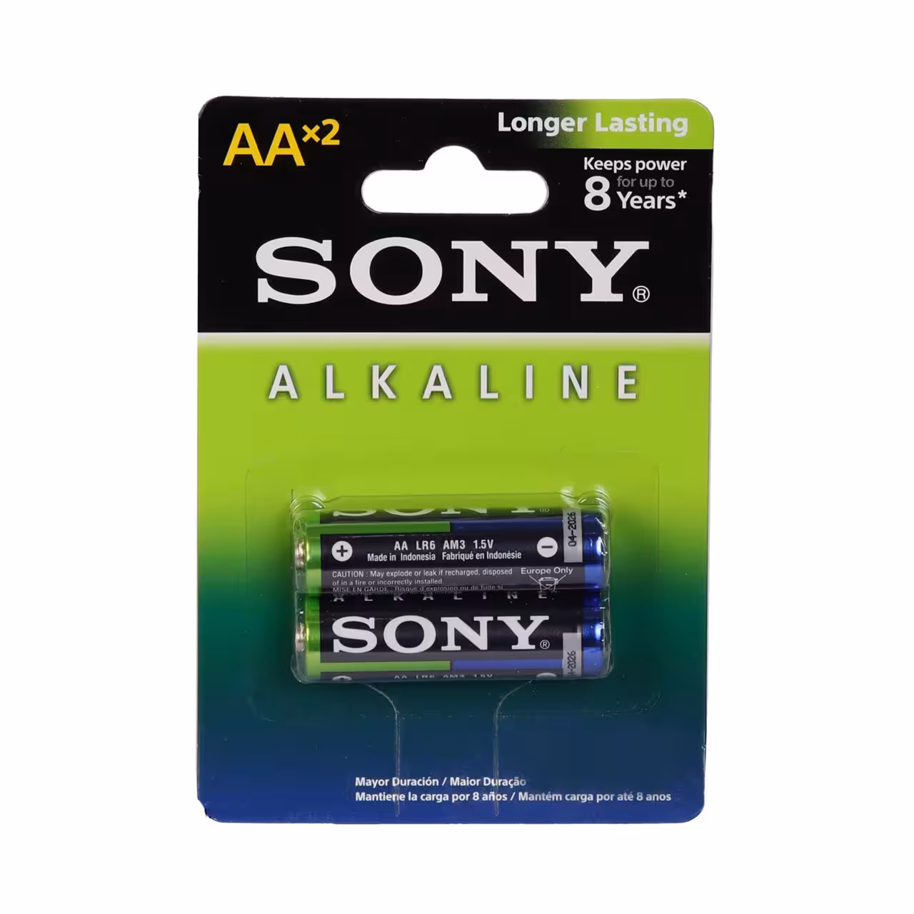 باتری قلمی سونی مدل Alkaline بسته 2 عددی